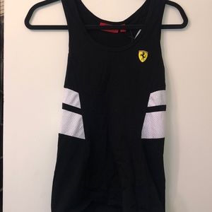 Ferrari Black Tank Top